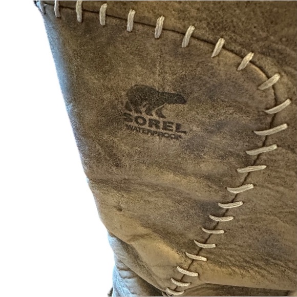 Womens Sorel Cate The Great Waterproof Leather Lace Up Winter Snow Boots… - Picture 8 of 8